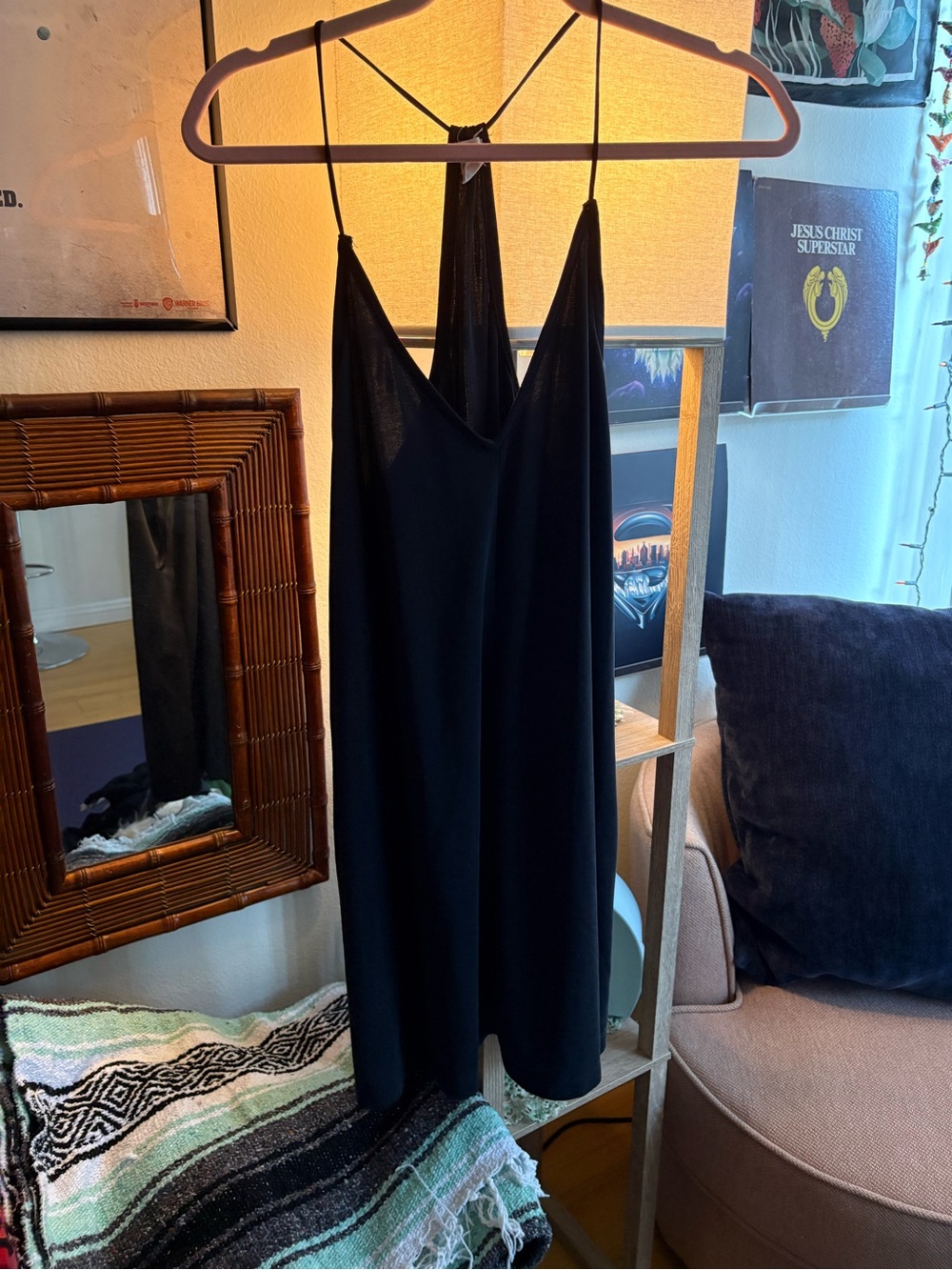Black Tank Dress with Halter Neck